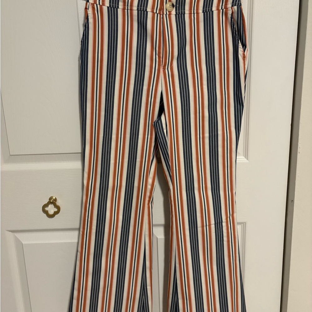 Striped Flared Pants